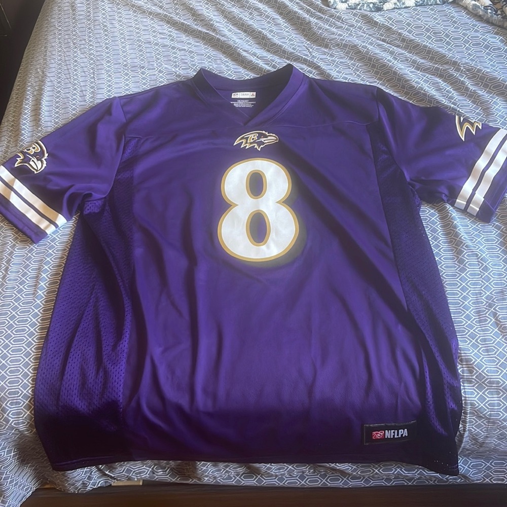 🎈NFL Ravens Lamar Jackson purple jersey